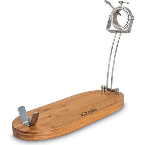 Porta Prosciutto di Legno 3 Claveles Bambù 47 x 18,5 x 37 cm Pieghevole (1/5)