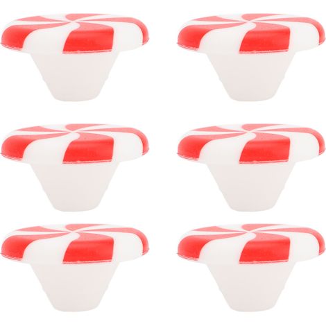 Juego de 12 pomos, tiradores y tiradores decorativos de silicona para puertas, perfectos para fiestas. (1/5)
