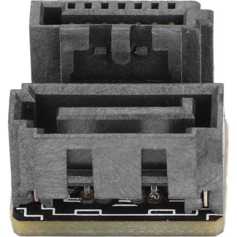 Carte mère multicouche ABS 6 Gb/s sans perte avec interface SATA 7 broches, orientation opposée à 180°, adaptateur SATA 7 broches. (1/5)