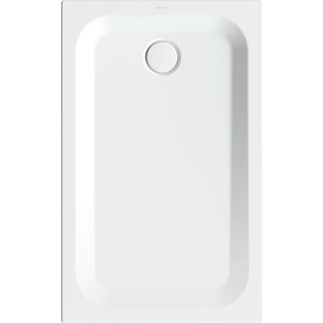 Plato de ducha rectangular BetteUltra con soporte mínimo de