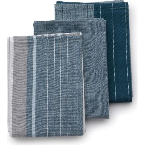 Strofinacci Kela, 65x45 cm, blu, confezione da 3 pezzi. (1/4)