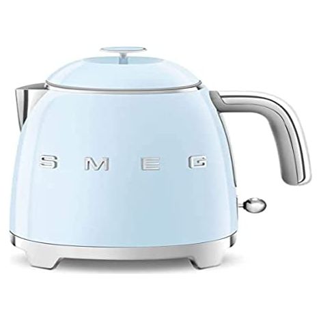 Smeg KLF05PBEU Wasserkocher azurblau 0,8 Liter 50er Jahre Design