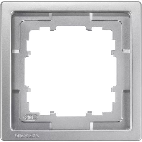 Rahmen 1 Elemente Siemens Delta Style METALLIC PLATINUM 5TG13211 (1/2)