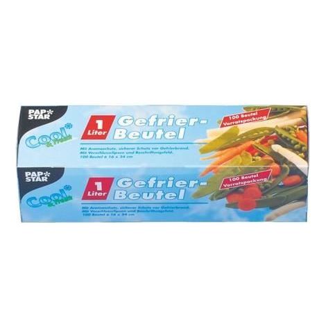 Sacs isolants - PAP STAR - 1 l - LLDPE - 24 cm x 16 cm - Transparent (1/5)
