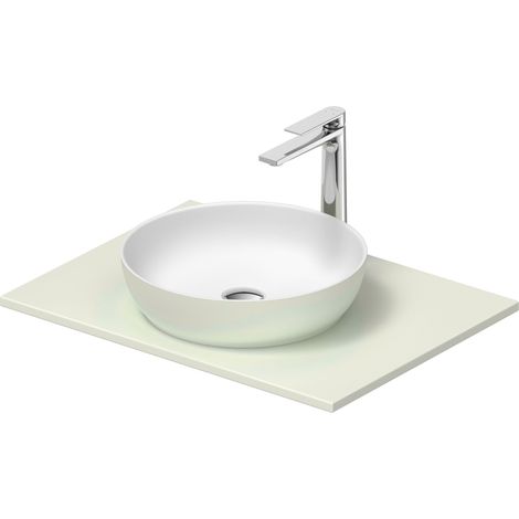 Set de lavabos Duravit Sivida rond avec console 680x500x123mm,