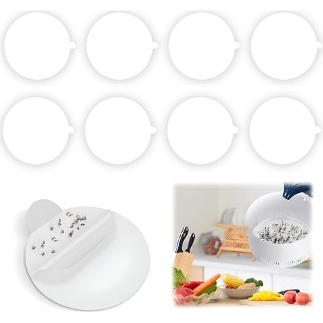 Piège À Puces - Disques Adhésifs Ronds 18 cm - Pour Pièges Électriques À Insectes - Non Toxique - 8 Pièces (1/5)