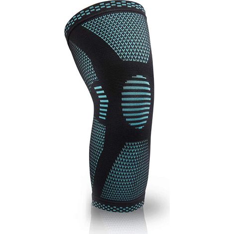 Ginocchiera per donna/uomo, supporto sportivo per ginocchio per dolori articolari da artrite, lesioni ai legamenti, lesioni del menisco, tendinite, sport, verde chiaro L