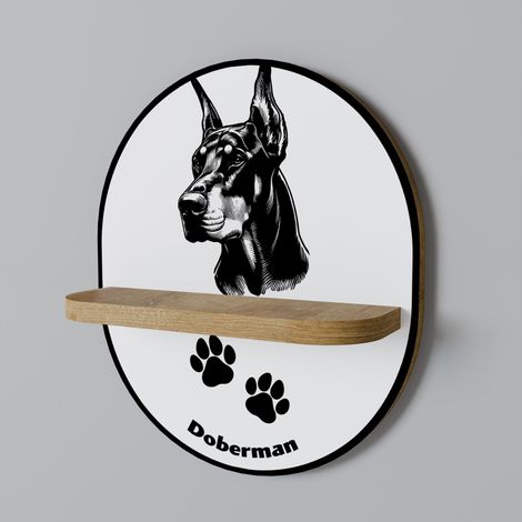Mensola ovale DOBERMAN DOG (1/5)