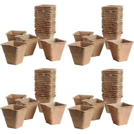 Pots de plantation bio sans tourbe