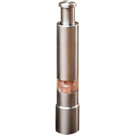Moulin À Poivre - Acier Inoxydable - Pour Sel Épices Sauce - 15 cm - Argent - 1 Pièce (1/4)