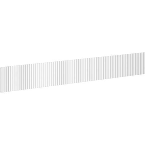 Mexen Rivel Front geriffelt für den Korpus des Badezimmerschranks 120 x 20 cm, weiß matt - 91A20-1200-235-1-01 (1/2)