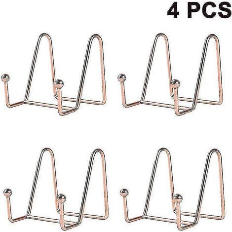 Lot de 4 supports pour assiettes, cadre métallique (1/5)