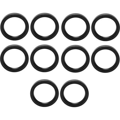 10 Joints d'étanchéité NBR anti-fuite, bagues squelettiques pour arbre, pièces mécaniques lubrifiées (1/5)