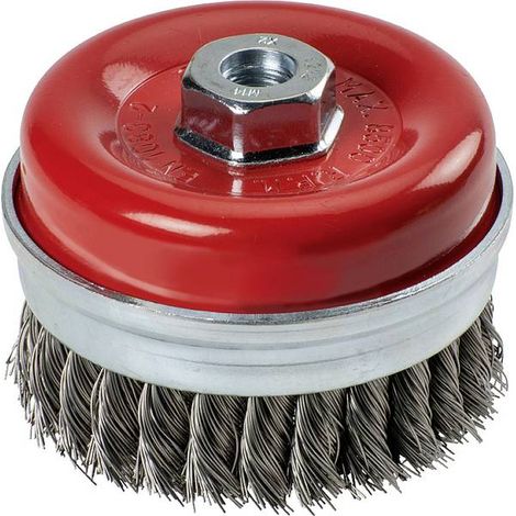 kwb Spazzole a tazza AGGRESSO-FLEX ®, con punta, filo di acciaio HSS ondulato per l'uso con smerigliatrici angolari 719