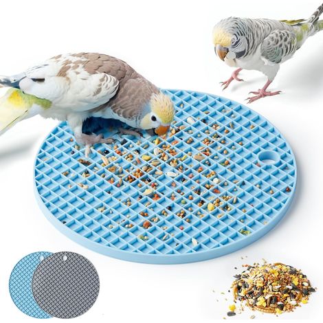 Jouet de recherche d'oiseaux, bleu et gris