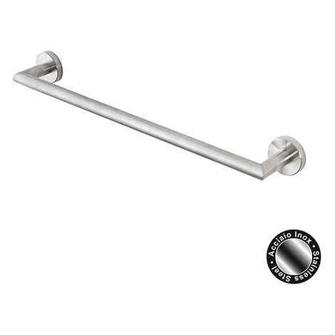 Porta asciugamani da parete 50 cm in acciaio inox satinato Linea City Feridras