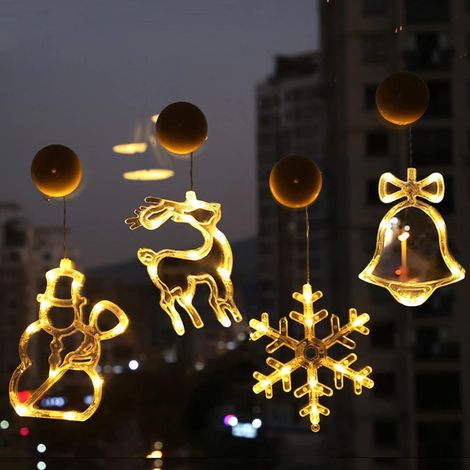 Battery Operated LED Christmas Decoration Light String, Christmas Window Light Decoration, Christmas Tree Light, Bedroom Light Garland, Window Christmas Light Decoration, Indoor Outdoor Decoration (1/5)