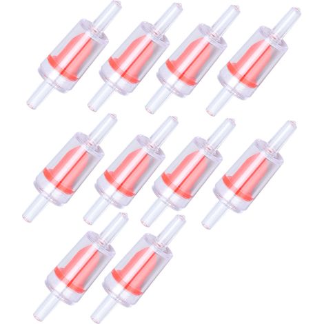 10 clapets anti-retour 4mm PP pompe à air aquarium 1 sens stop liquide pour bac poisson rouge (1/5)