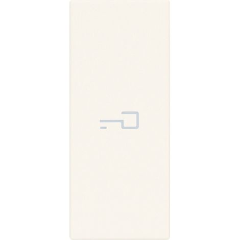 VIMAR - 31000A.PB Botón axial 1M con símbolo de llave, blanco