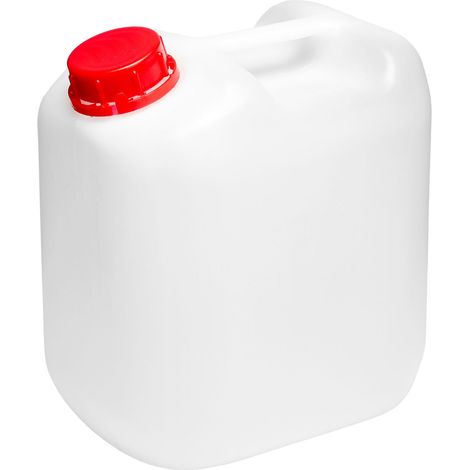 Garronda Jerrican Eau sans BPA jerrican Alimentaire d'eau bidon 10L jerrican Eau 10L bidon Etanche Reservoir Eau Camping Car bidon Eau Camping Accessoires Blanc GD-0082