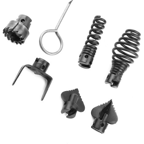 7 pièces de têtes de coupe en acier au manganèse de 16 mm pour le nettoyage des canalisations et le dragage. (1/5)