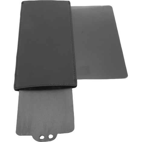 Extension de Pare-Soleil Réglable, Protection Anti-éblouissement pour Voitures, Gris, Universel, Cuir Gauche Droite (1/4)