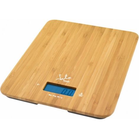 BALANZA COCINA JATA 720 BAMBOO, ELECTRONICA, VISOR LCD, RELOJ Y TEMPORIZADOR 15KG. ALTA PRECISION, (1/5)