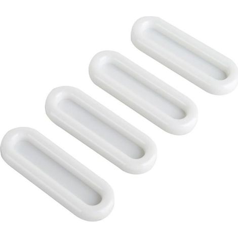 HOXILEELEO - Lot de 4 poignées de porte autocollantes pour cuisine, porte coulissante, salle de bain, fixation de tiroir (1/5)