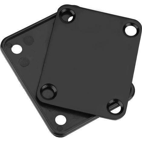 Manche en alliage d'acier renforcé durable avec fixation pour basse électrique (Noir) (1/5)