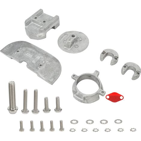 Ej.Life Aluminium-Anoden-Set für Mercruiser. Aluminium-Anoden-Set 888756Q01, hochfester Rostschutz für Mercruiser Alpha 1 Generation 2 Z-Antriebe (1/4)