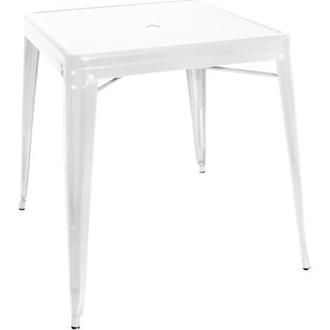 Table Carrée en Acier 668 mm - Bolero Bistro