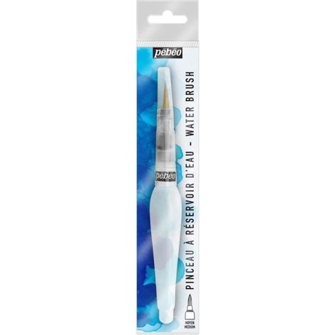 Pinceau à réservoir d'eau - PEBEO - Colorex - Blanc - Fibre synthétique de haute qualité (1/3)