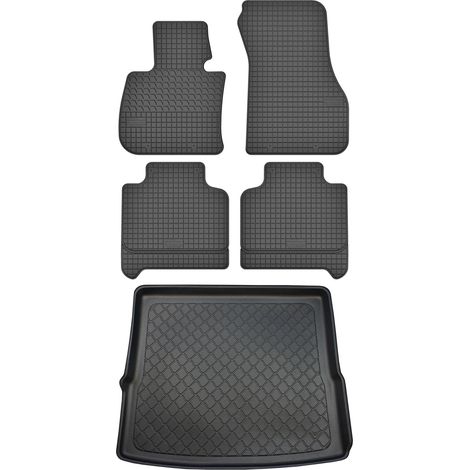 Set di tappetini in gomma per auto e tappetino per bagagliaio per BMW X1 F48 Crossover da ottobre 2015 (1/5)