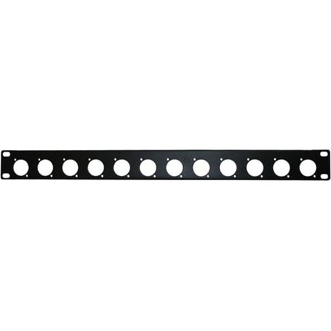 Leeres Panel 12 XLR 1U Rack 19in FRP-31XLR