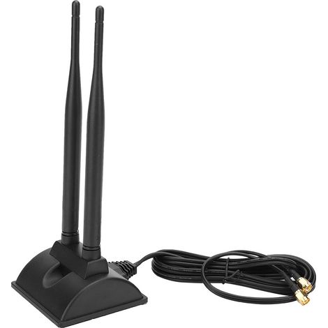 Antenne Wi-Fi magnétique double bande 5dBi 2,4G+5,8G pour reconnaissance faciale, fréquences 2400-2500 MHz et 5,8 GHz (1/5)