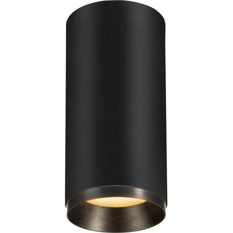 Spot en saillie Numinos M cylindre noir 2700K - 60 deg - 1004220