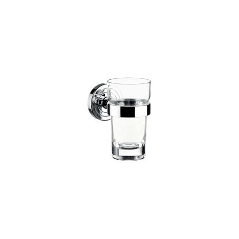 emco polo Glashalter, klares Kristallglas, chrom, 072000100 (1/3)