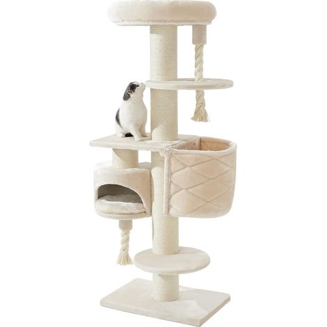 Arbre à Chat XL, crème, 60 x 40 x 165 cm, 1 pièce