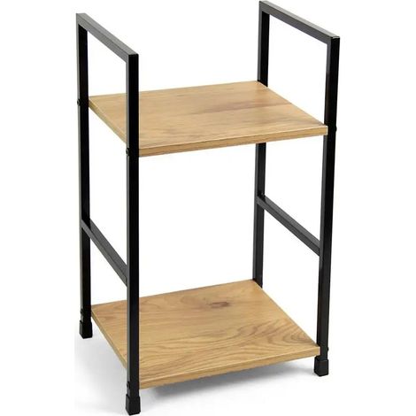 Metallregal mit 2 Ablagen 29x24x48
