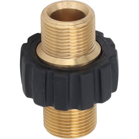 Adaptador de hidrolavadora, manguera de extensión, junta a tope, mango de pistola de agua, accesorios para máquina de limpieza, boquillas dispensadoras de 5000 psi (1/4)