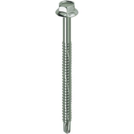 SC TIRAFONDO AUTOPERFORANTE TE 6,3X 40MM 20PZ CHROM KOVERVIT DX