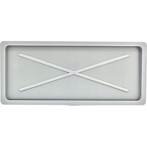 Supporto scolapiatti 55x24 cm argento