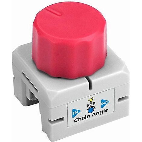 Module d'entrée à bouton polypotentiomètre d'angle de chaîne, module interactif extensible pour la série de chaînes M5Stack (1/5)