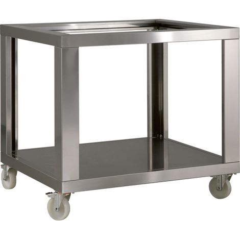 Support inox ld18 / 35 - n -4 roues dont 2 freins - Diamond
