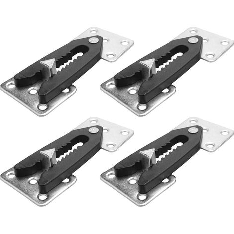 Connecteurs modulaires pour canapé, ensemble de 4 clips de connexion métalliques pour canapé, connecteurs modulaires de type pince crocodile (1/5)