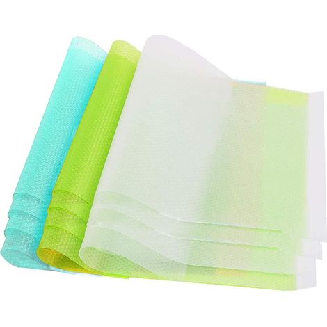 Rouleaux de revêtement antidérapant pour tiroirs et étagères - Lot de 2, tapis antibactérien et imperméable à faire soi-même pour étagères, placards et tiroirs de la maison et de la cuisine (1/4)