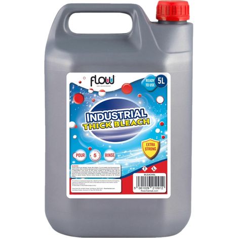 Thick Bleach 5L Multipurpose Bleach Cleaner Toilet Drain Floor Disinfectant Commercial Industrial Bleach