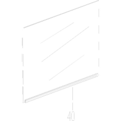 Ersatzteil - Innere Scheibe (Position 40) 520X400 mm -  - BEKO, WHIRLPOOL, INDESIT