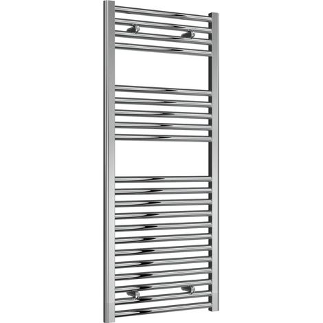 Reina Diva Chrome Electric Towel Rail 1200mm High x 500mm Wide (Standard Element) (1/5)