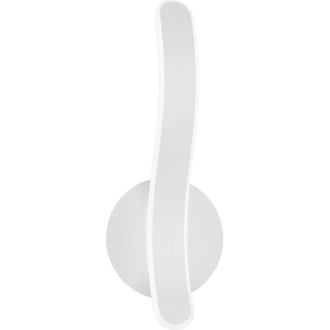 Applique da Interno a LED SMD in Metallo Bianco Opaco (1/2)